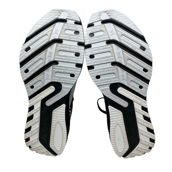 Brooks Running Shoes Mens 14 D Launch GTS 10 Black White Stability Road Trainer - Picture 8 of 14